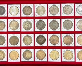 Morgan and Peace Dollars