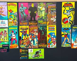 Vintage Movie, Super Hero and Advertising Collage