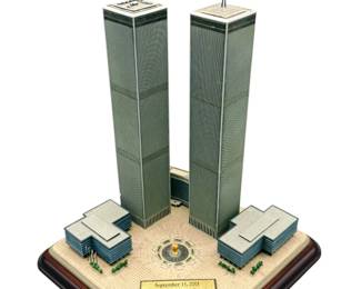 The Danbury Mint 9/11 Twin Towers Memorial