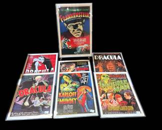 Frankenstein, Dracula, Invisible Man Movie Posters