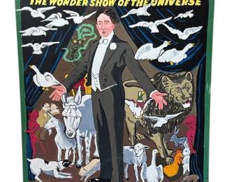 Thurston "The Great Magician" Magic Show Stage Panel, Oddity