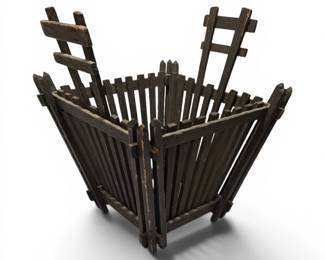 Antique Arts & Crafts Basket, Stickley Era 