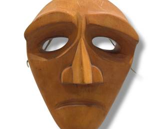 Cherokee Carved Wood "Booger Mask" 