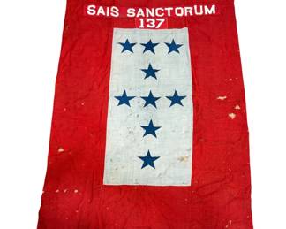 Early SAIS SANCTORUM Religious, Freemasons Flag