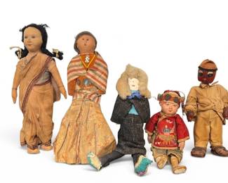 Collection of Early International Dolls
