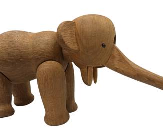 KAY BOJESEN (Danish, (1886 - 1958) Teak Wood Articulating Elephant