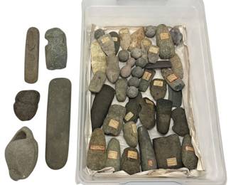 Large Lot Native American Tools 