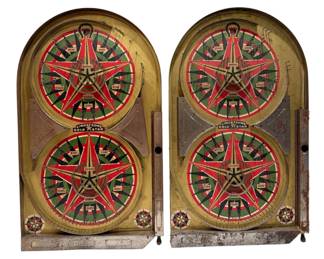Two LINDSTROMS Gold Star Tin Pinball Games
