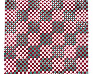 Vintage Handmade Yo-Yo Quilt 
