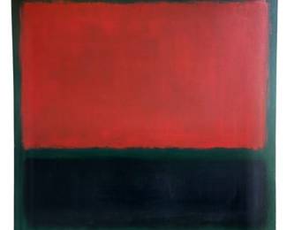 MARK ROTHKO Style Acrylic Painting 