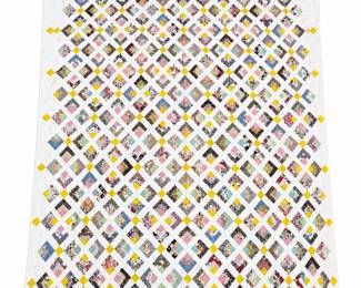 Early Americana "Eye Spy" Quilt Top