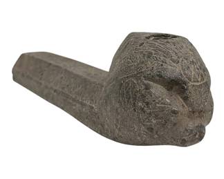 Native American Stone Effigy Pipe