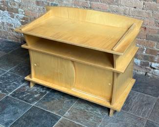 Post Modern Birchwood Storage Cabinet