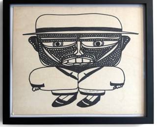 TED GORDON (American, b. 1924) Drawing on Paper