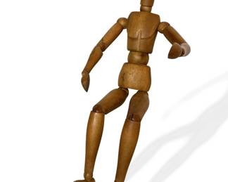 19th C. Articulated Wood Artist Mannequin