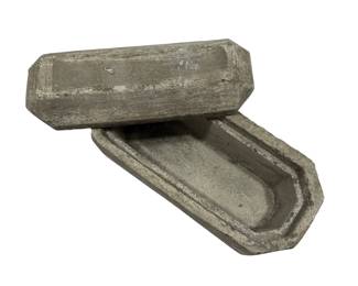 French Salesman Sample Stone Casket, Oddity