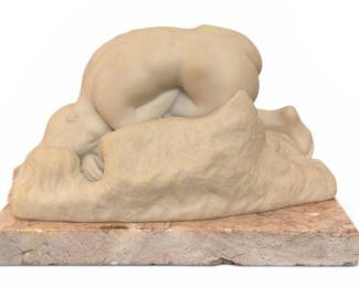 After AUGUSTE RODIN "Danaid" Nude Woman Sculpture