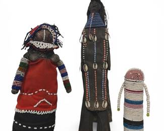 Three African Fertility Dolls
