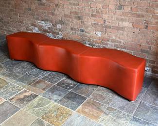 LAURINDA SPEAR (American, b.1950) "Ripple" Bench, BRAYTON INTERNATIONAL 