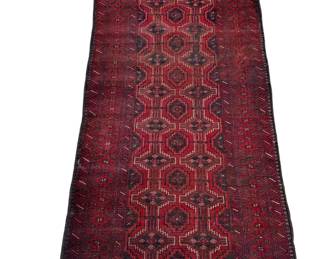 Antique Afghan Baluchi Rug 