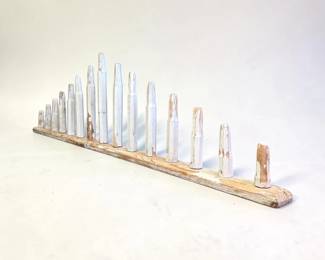 7' Folk Art Candle Holder, 15-Arm