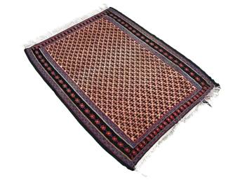 Vintage Persian Floral Kilim Rug 