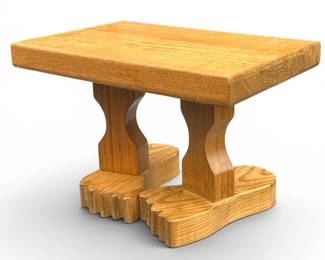Folk Art Carved "Foot Stool" 