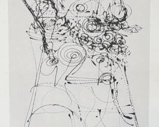 MISCH KOHN (American,1916-2003) "Mathematician" Etching, 1964