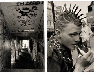 Early Punk Rock Black White Photographs 