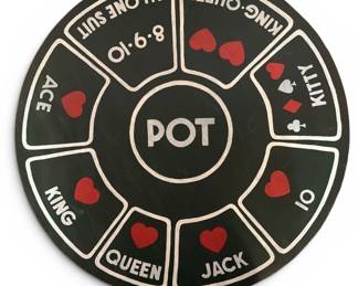 Folk Art Poker Game Board