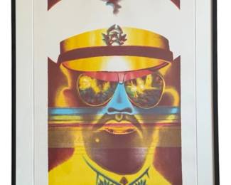 EDWARD PASCHKE, (American, 1939-2004), "Kontato" Color Lithograph, Red