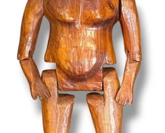 Folk Art Articulating Artist Lay Figure, Mannequin