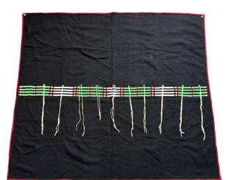 African Beaded Wool Basotho Blanket