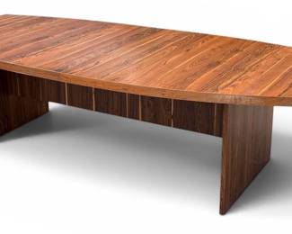 Monumental Brazilian Rosewood Dining Table