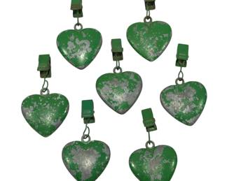 Early Iron Heart Tablecloth Weights