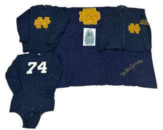 Collection Vintage 1940's NOTRE DAME Football Ephemera