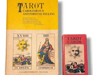 Vintage 1970's Tarot Card Fortune Teller Set