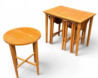 Mid Century Nesting Table Set by POUL HUNDEVAD (Danish, 1917-2011)