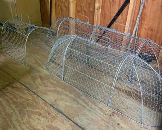 104 galvanizedwirerowclochesforgardenin