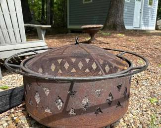 081 30steeloutdoorwoodfirepitwithmesh