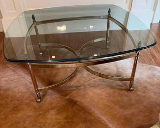 050 hollywoodregencyglasstopcoffeetable