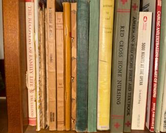 Collection of Vintage Books including Opera, Nursing, and Religious Titles