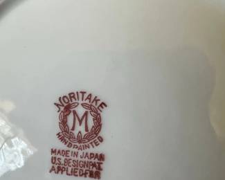 Antique Noritake M Mark Hand Painted Lemon Dish second image