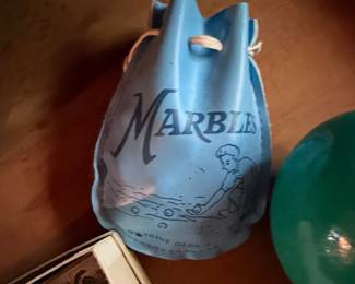 Vintage Marbles Drawstring Pouch