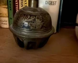 Vintage Indian Brass Elephant Claw Bell