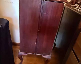 Vintage Mahogany Sheet Music Cabinet