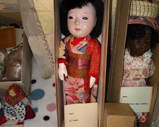 Vintage Ichimatsu Gofun Japanese Girl Doll