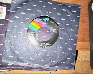 Collection of inch Vinyl Records including Ella Jenkins, Elton John, and Isaac Stern third image