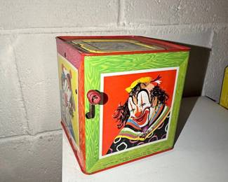 Vintage Mattel JackintheBox Clown Toy