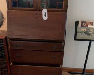 Antique Secretary Desk with Hutch second image
